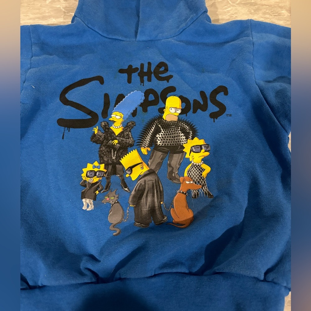 Balenciaga kids simpson hoodie 4T